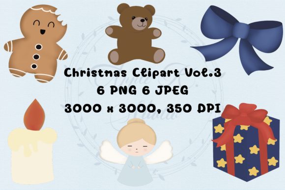 Christmas Clipart Vol.3 Christmas Decor Illustrations