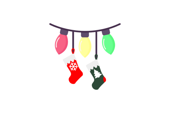 Christmas Decoration Vector-246 Illustrations for Handmade Creations