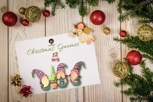 Christmas Gnomes Watercolor Set