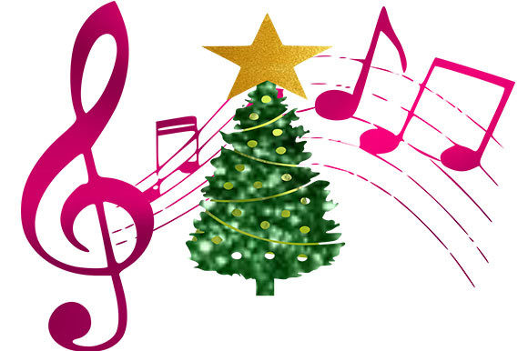 Christmas Musical Note1 Illustrations for Festive Branding