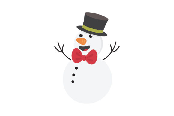 Christmas Snowman Vector-3 Illustrations for Holiday Content