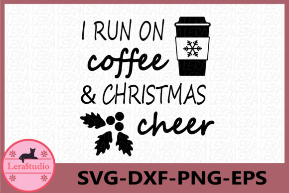 I Run on Coffee Christmas Cheer Embroidery Review