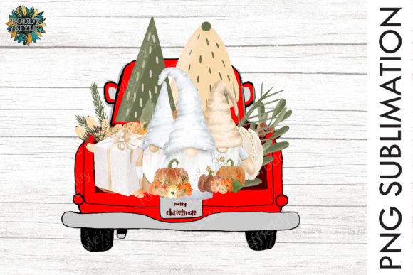 Merry Christmas Truck Png for Illustrations